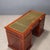 Metal Writing Desk in Mahogany and Leather For Sale - Image 7 of 10