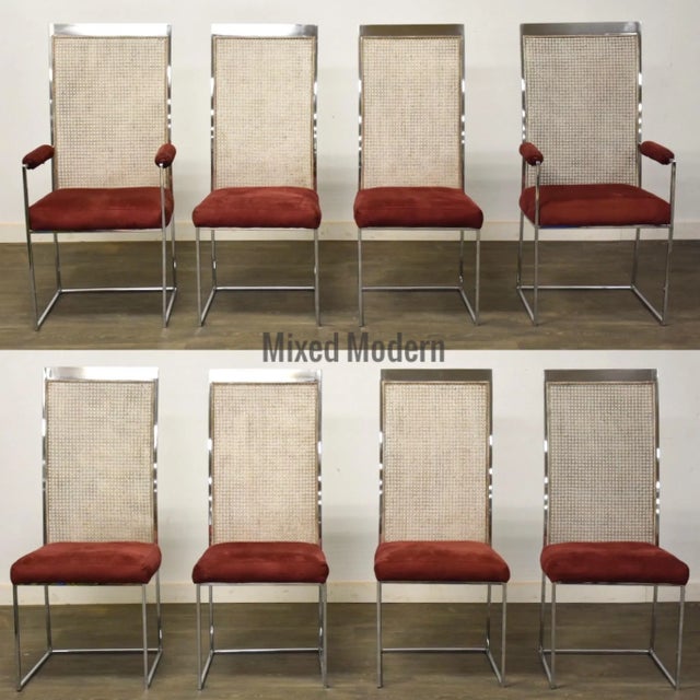 Milo Baughman for Thayer Coggin Dining Chairs - Set of 8 For Sale - Image 10 of 10