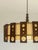 Metal Scandinavian Teak and Fabric Pendant Light, 1960 For Sale - Image 7 of 11