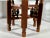 Moroccan Copper Tray Table: Hand-Etched Floral Design, Folding Wood Base For Sale - Image 4 of 10
