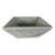Mid 20th century Italian square shaped marble sink with drain hole