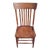 1910s Vintage Solid Wood Farmhouse Chair For Sale