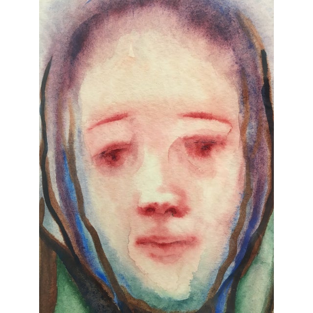 1990s Abstract Watercolor Original by Eleanor Cooperman For Sale - Image 4 of 6