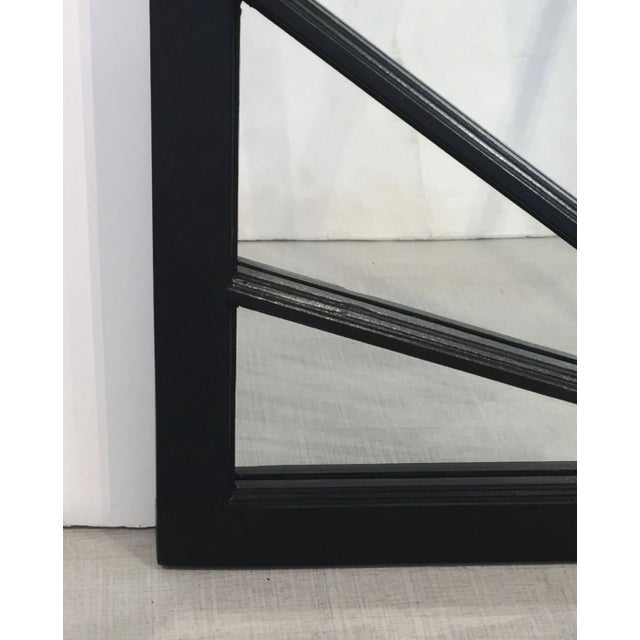 English Rectangular Black Frame Mirrors (H 48 3/4 x W 35 3/4) For Sale In Austin - Image 6 of 11