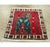 A vintage Persian Shiraz square throw rug handmade during the mid-20th century. Measures: 1' 2" x 1' 2" Persian rugs &...
