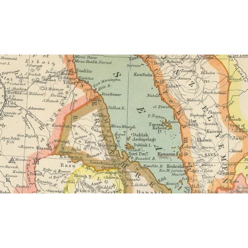 1900 - 1909 Turkey with Cyprus and Egypt Insets, 1902 For Sale - Image 5 of 14