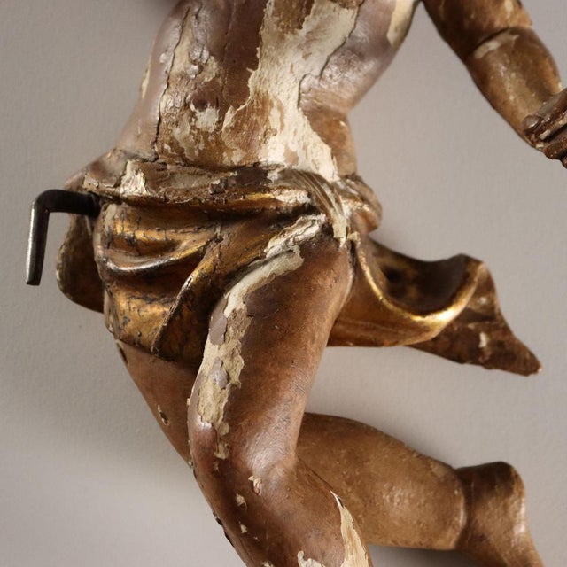 Wooden Cherubs, Set of 2 For Sale - Image 10 of 13