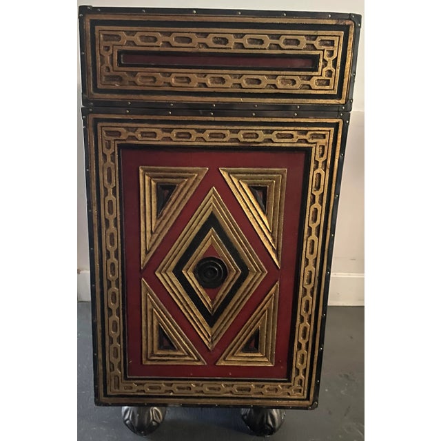 Gold Maitland Smith, Revival" Trunk For Sale - Image 8 of 13