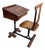 Vintage Oak School Desk and Chair by George M. Hammer & Co., London, UK, 1950s, Set of 2 For Sale