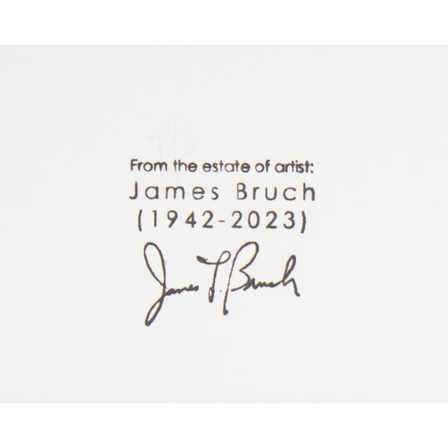 1960s 1960s Abstract Ink Portrait Drawing by James L. Bruch For Sale - Image 5 of 7