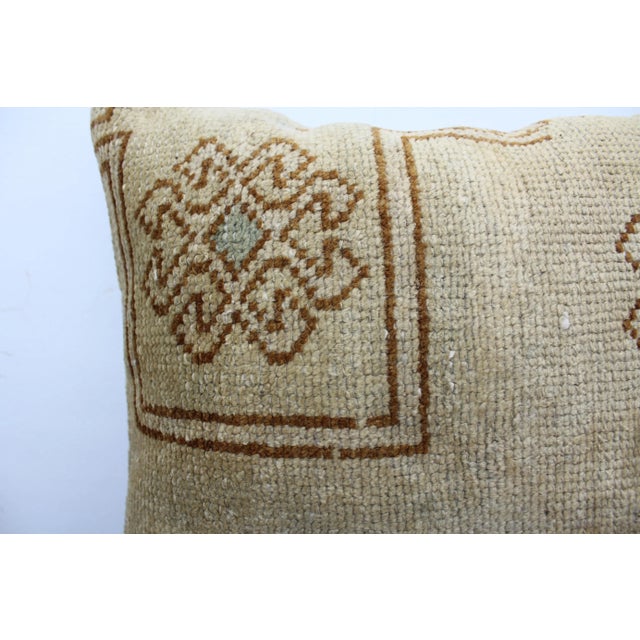 Turkish Vintage Rug Decorative Pillow Cover - 18.5"x18.5" For Sale In Raleigh - Image 6 of 11