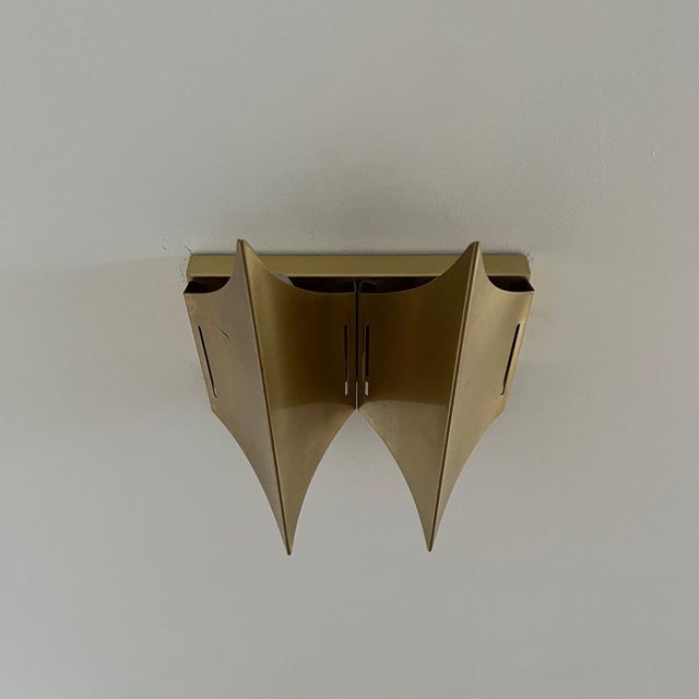 Mid-Century Brass Gothic Wall Lights by Bent Karlby, 1960s For Sale - Image 6 of 15