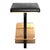 "Diamente" Bar Stool With Stainless Steel and Bronze For Sale - Image 4 of 7