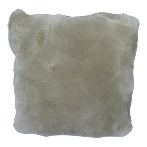 Long Hair Sheepskin Fur Off White Cream Decorative Accent Throw Pillow