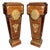 Pair of Antique Louis XVI Style French Gilt Bronze Mounted & Parquetry Pedestals For Sale