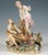 Excellent meissen porcelain sculpture: very elaborate and lovingly designed group of figures: two young women with...