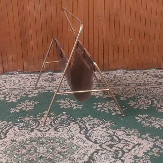 Mid-Century Modern 13007 Magazine Rack by Angelo Lelli for Arredoluce, 1949 For Sale - Image 3 of 5