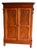 Antique Mahogany Biedermeier Maids Cupboard For Sale
