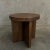 BH Collection Cadence Side Table in Walnut Finish The artisanal construction methods highlight the elm woods beautiful...