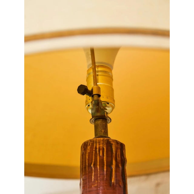 Mid 20th Century Regency Wood Lamp For Sale - Image 9 of 10