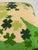 Textile Vintage Shamrock Throw Pillow For Sale - Image 7 of 12