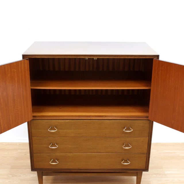 1960s 1960s Mid Century Dresser Cabinet by Wrighton Furniture For Sale - Image 5 of 12