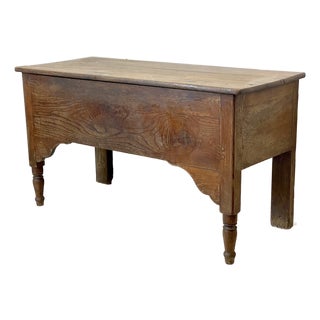 19th Century Oak Chest For Sale