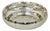 Vintage Lundt M-85 Silver Plated Round Scalloped Serving Candy Dish Bowl For Sale