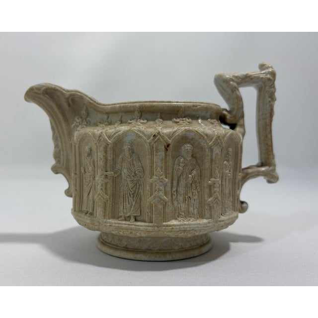 Gothic Antique Charles Meigh Apostle Jug, Gothic Revival Stoneware, England For Sale - Image 3 of 12