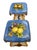 Pair of Vintage Italian Majolica Ceramic Fruit Motif Garden Stools For Sale In West Palm - Image 6 of 12