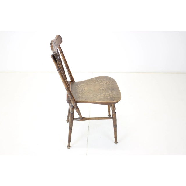 Wooden Chair, Czechoslovakia, 1910s For Sale - Image 6 of 12