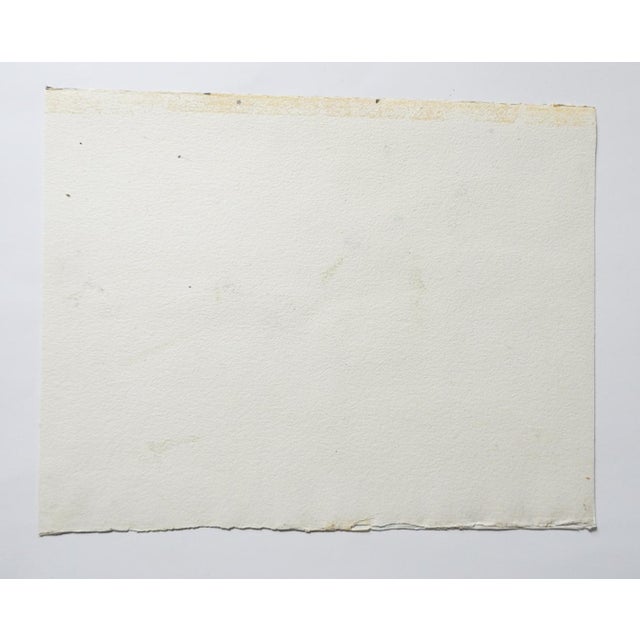 Late 20th Century Rushing River Landscape Watercolor Painting For Sale - Image 4 of 4