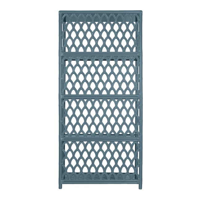 Not Yet Made - Made To Order Casablanca Etagere, Regatta Blue For Sale - Image 5 of 5