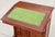 Antique 1860s Victorian Walnut Davenport Writing Desk English Slant Front Secretary With Original Green Baize Top For Sale - Image 9 of 18