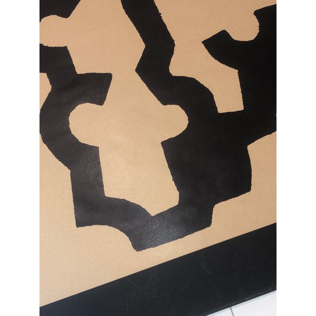 Eduardo Chillida, Untitled n.d., 1982, Offset Lithograph on Kraft Paper For Sale - Image 10 of 13