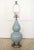 Blue Vintage Restoration Hardware Light Blue Ceramic Gourd Lamp For Sale - Image 8 of 8