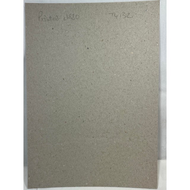 Antique Hand Tinted Bird Print From England Featuring a Red & Black Pine Grossbeak - Circa 1880 For Sale - Image 11 of 11