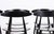 Black Black Lacquered Dining Chairs by Hans J Wegner for Carl Hansen & Søn, 1950s, Set of 8 For Sale - Image 8 of 12