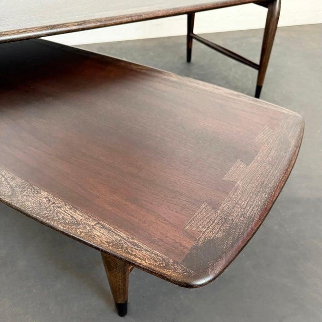 Mid-Century Modern Mid-Century Modern Switchblade Coffee Table by Andre Bus for Lane Acclaim For Sale - Image 3 of 13