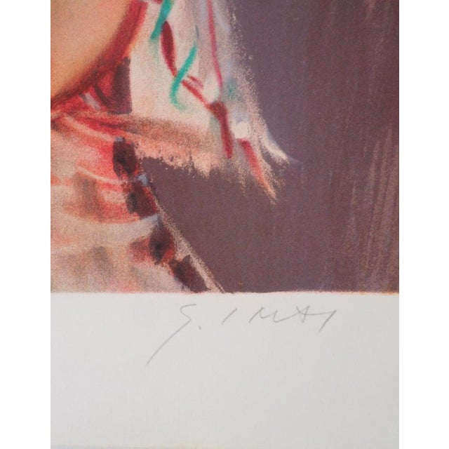 Imai Sachiko, Muse à la couronne de fleurs, Lithograph For Sale - Image 5 of 6