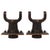 This pair of antique industrial style bookends are authentic wooden foundry forms from the early 20th century. These were...