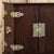 Oxblood Red 19th Century Dutch Collector’s Cabinet With Brass Hardware For Sale - Image 8 of 18