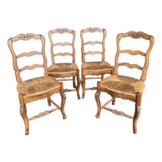 Set of 4 French Dining Chairs For Sale