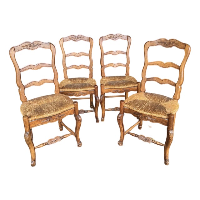 Set of 4 French Dining Chairs For Sale