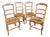 Set of 4 French Dining Chairs For Sale