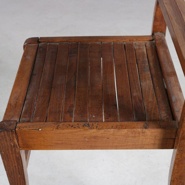 Wood Side Chair from René Gabriel, France, 1950s For Sale - Image 7 of 12