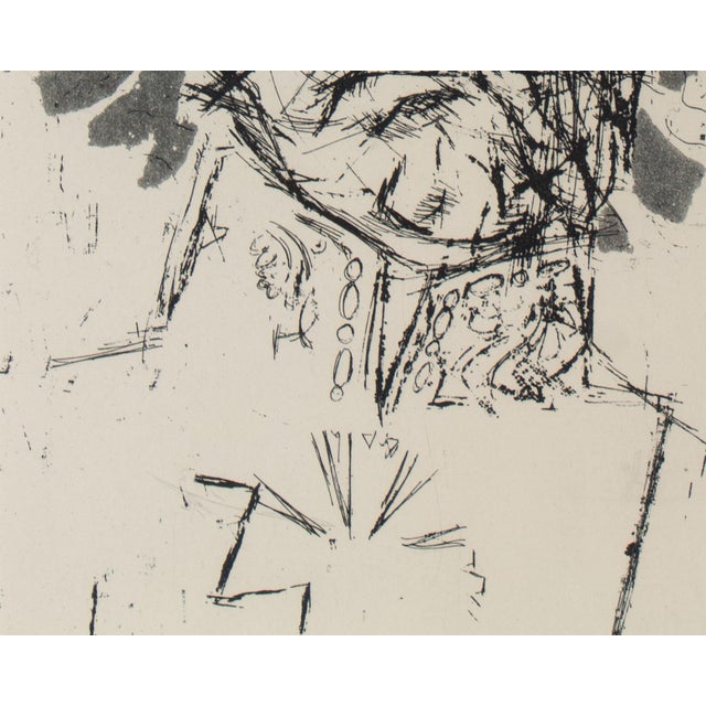 1960s 1966 “Prussian General” Portrait Etching by Jack Levine For Sale - Image 5 of 8