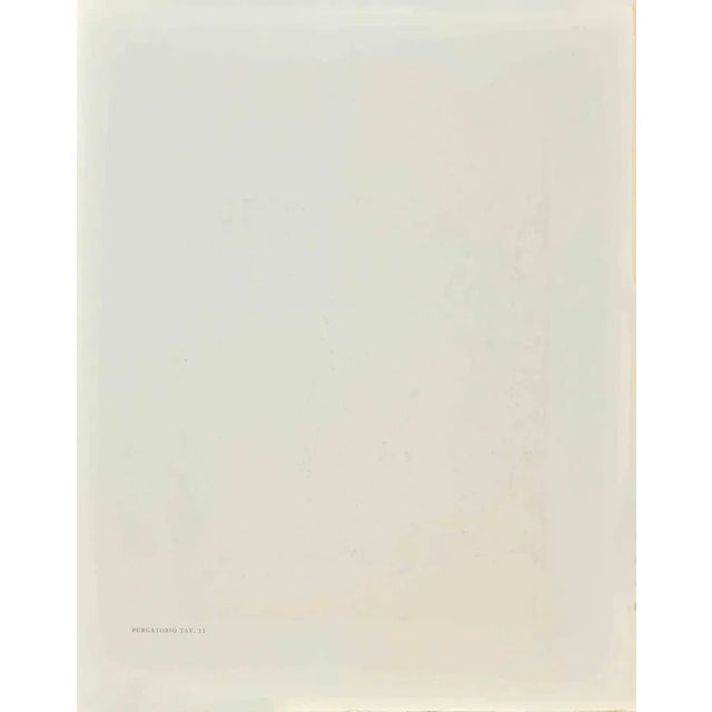 The Superbs - from the Series "The Divine Comedy" Song 11- Purgatory is a woodcut print realized by S. Dalì in 1963 for a...