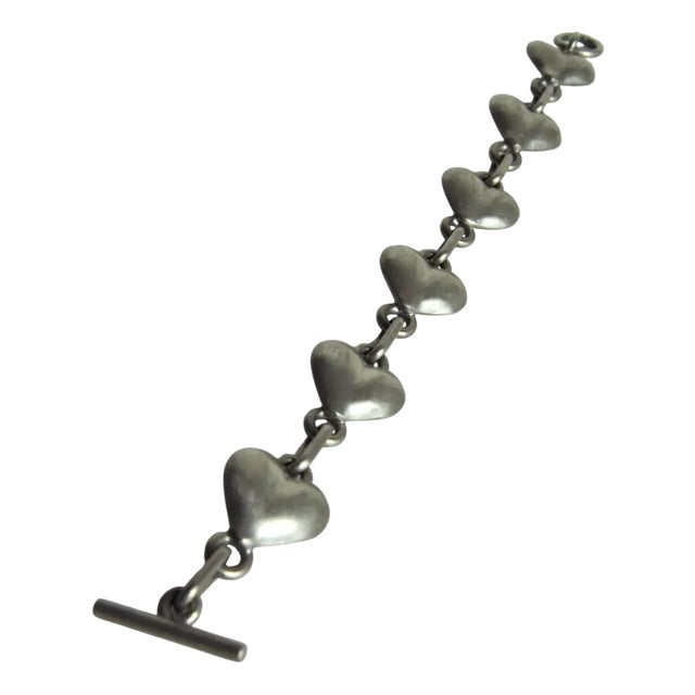 Vintage Danish Pewter Bracelet by Fink Design, 1970s For Sale