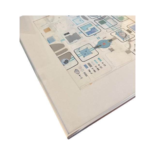 1970s Framed David Welch Signed Mixed Media Collage: "Technical Study With Natural History Motifs" For Sale - Image 4 of 16